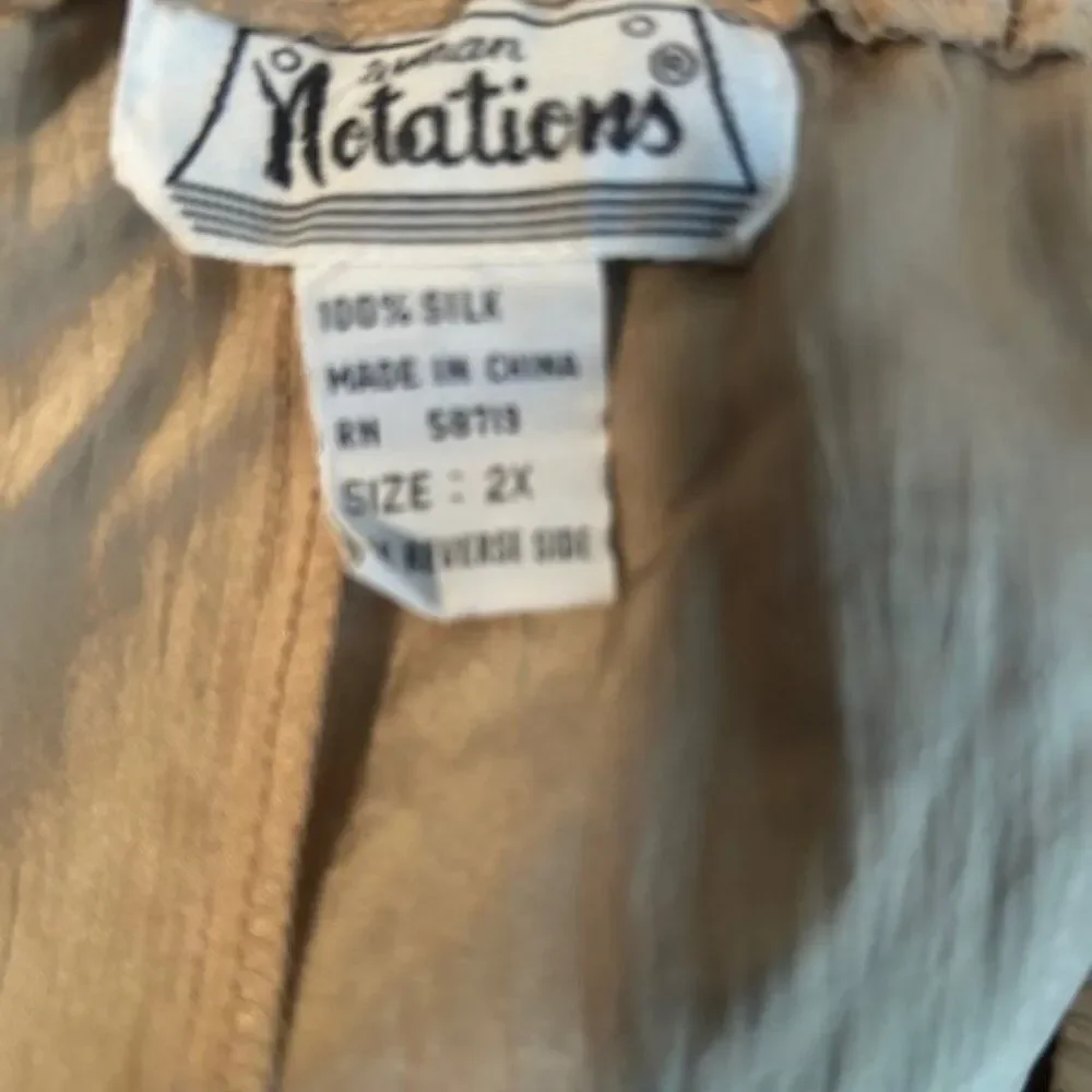 Notations Gold Slik flowy skirt, size 2X